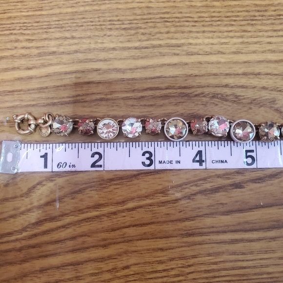 ✨ RARE HTF J.Crew Brulee Mercury Glass Rhinestone Crystal Statement Necklace ✨ - Picture 15 of 15